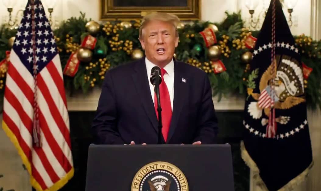 Trump boasts of Covid's response as December turns out to be deadliest month yet