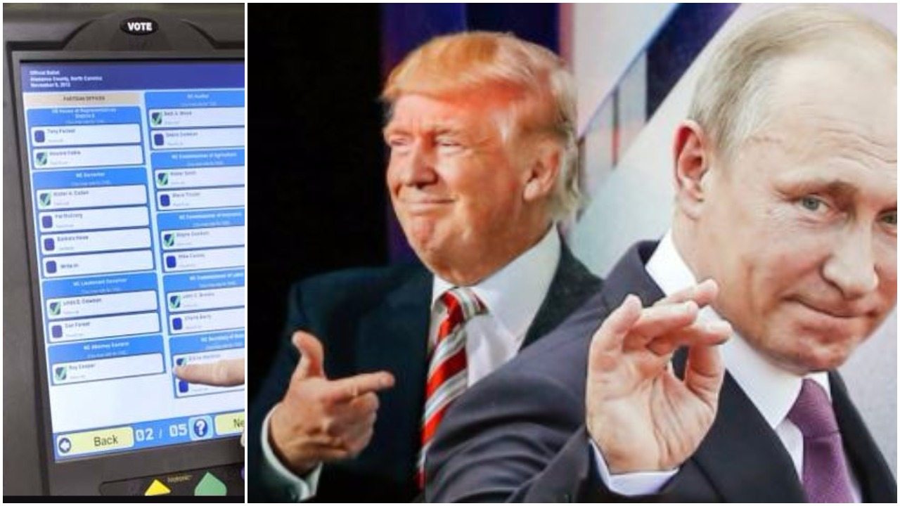 Trump loses it, falsely claiming that China hacked voting machines