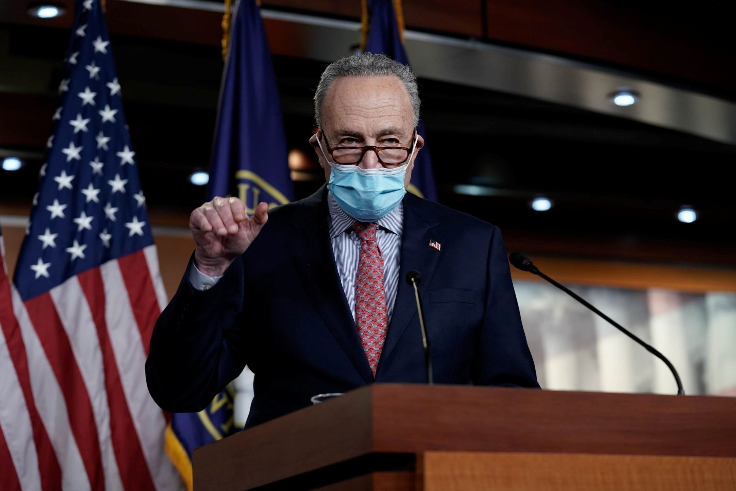 The process will begin in February, says Chuck Schumer
