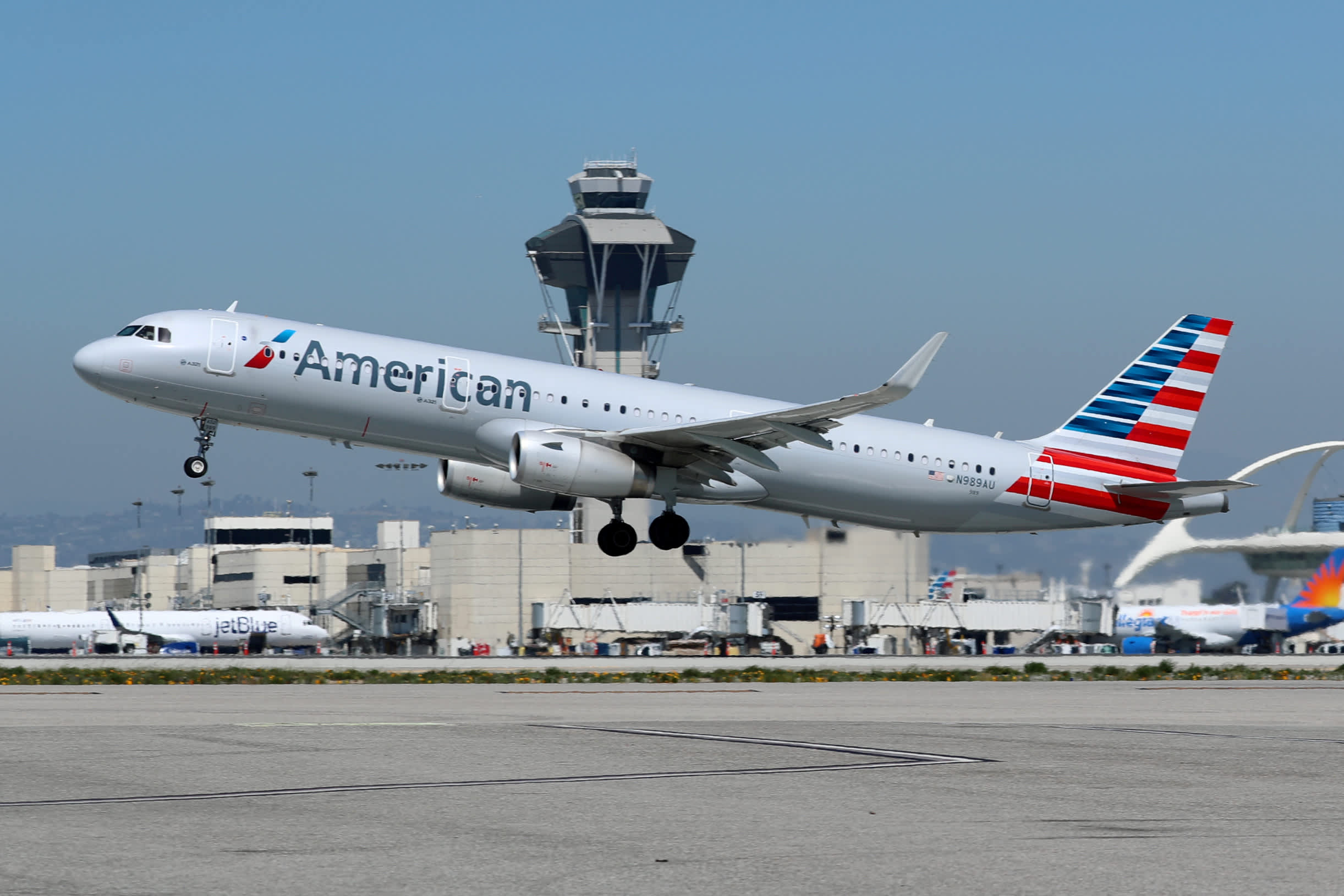 American Airlines is up 25% after better-than-expected earnings, pushing short sellers
