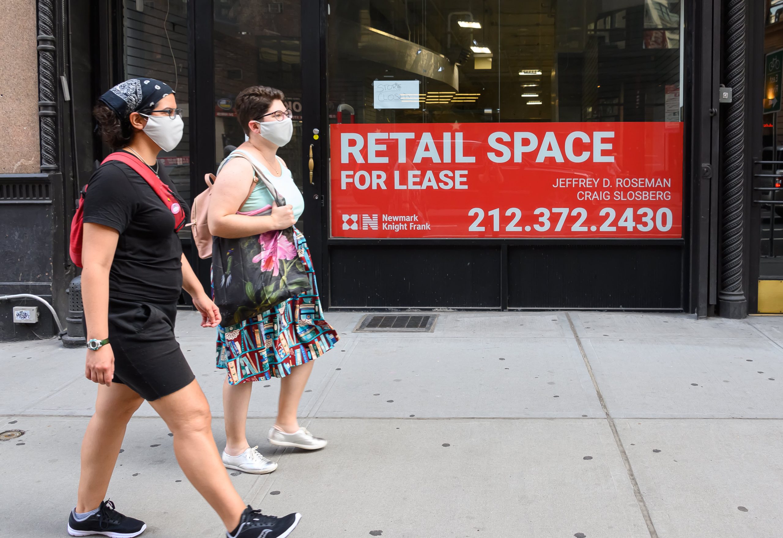 Vacant retail space in New York City can become Covid test locations