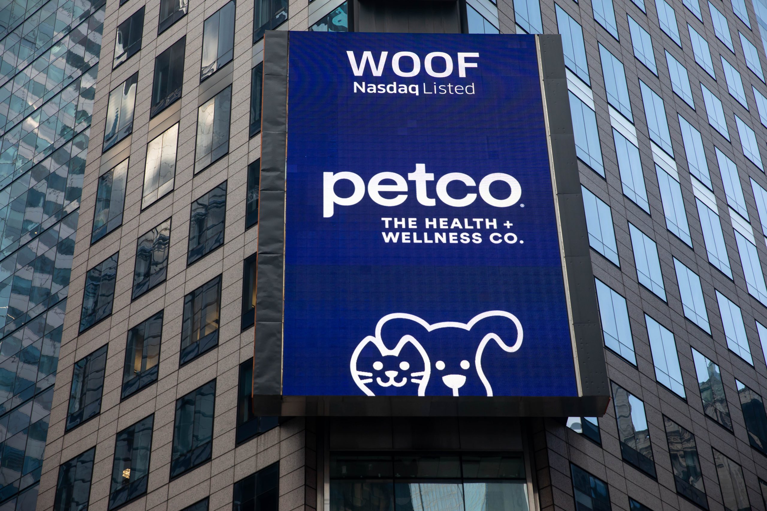 The Petco share gained 63% on the first day of trading