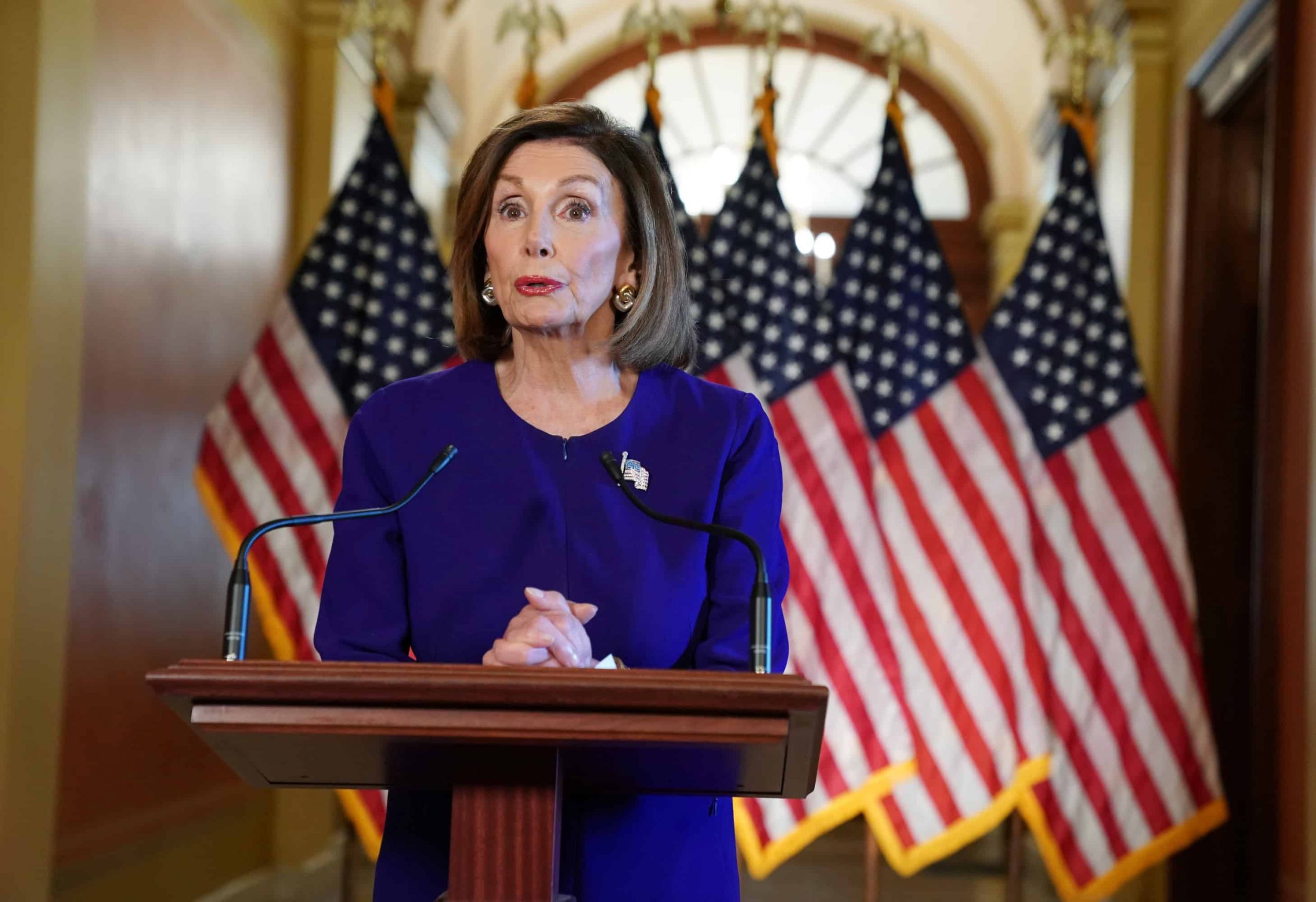 House spokeswoman Nancy Pelosi says Congress may be prepared for a move