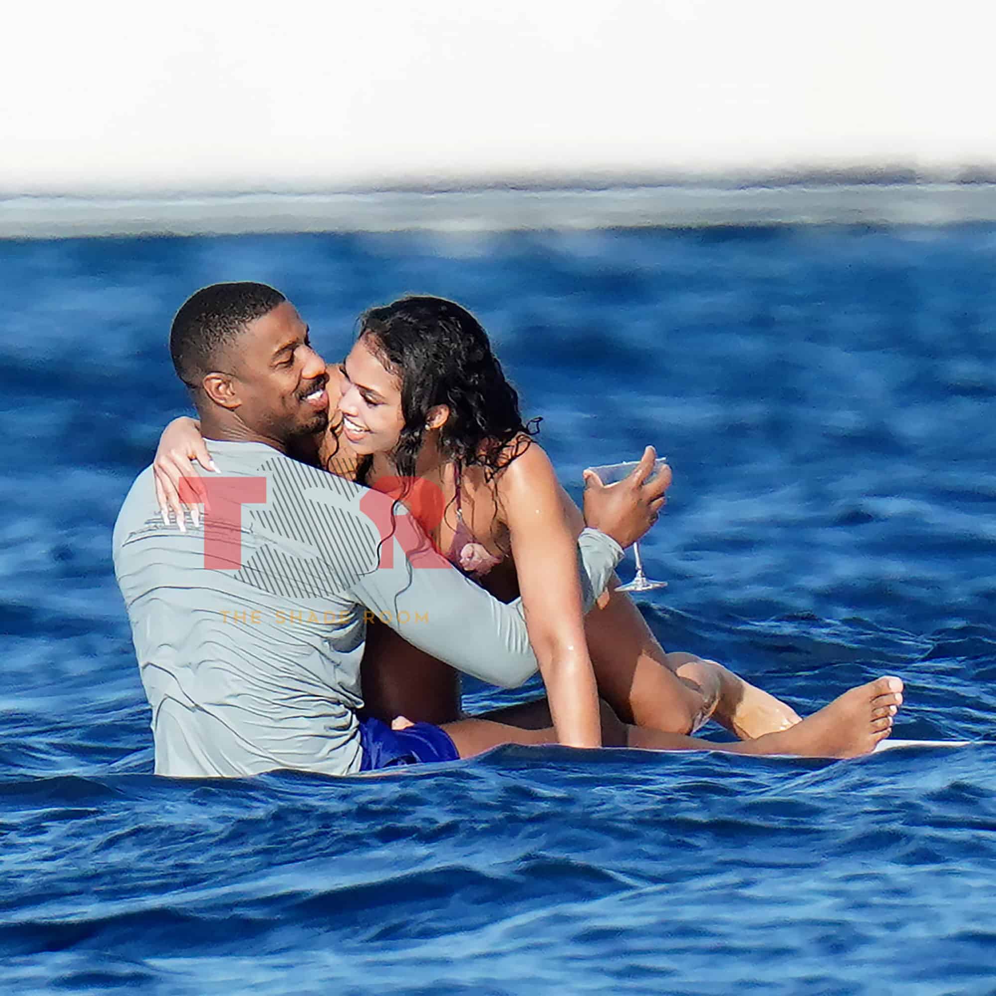 Michael B. Jordan and Lori Harvey lived together when they vacationed together in St. Barts!  (Exclusive photos)
