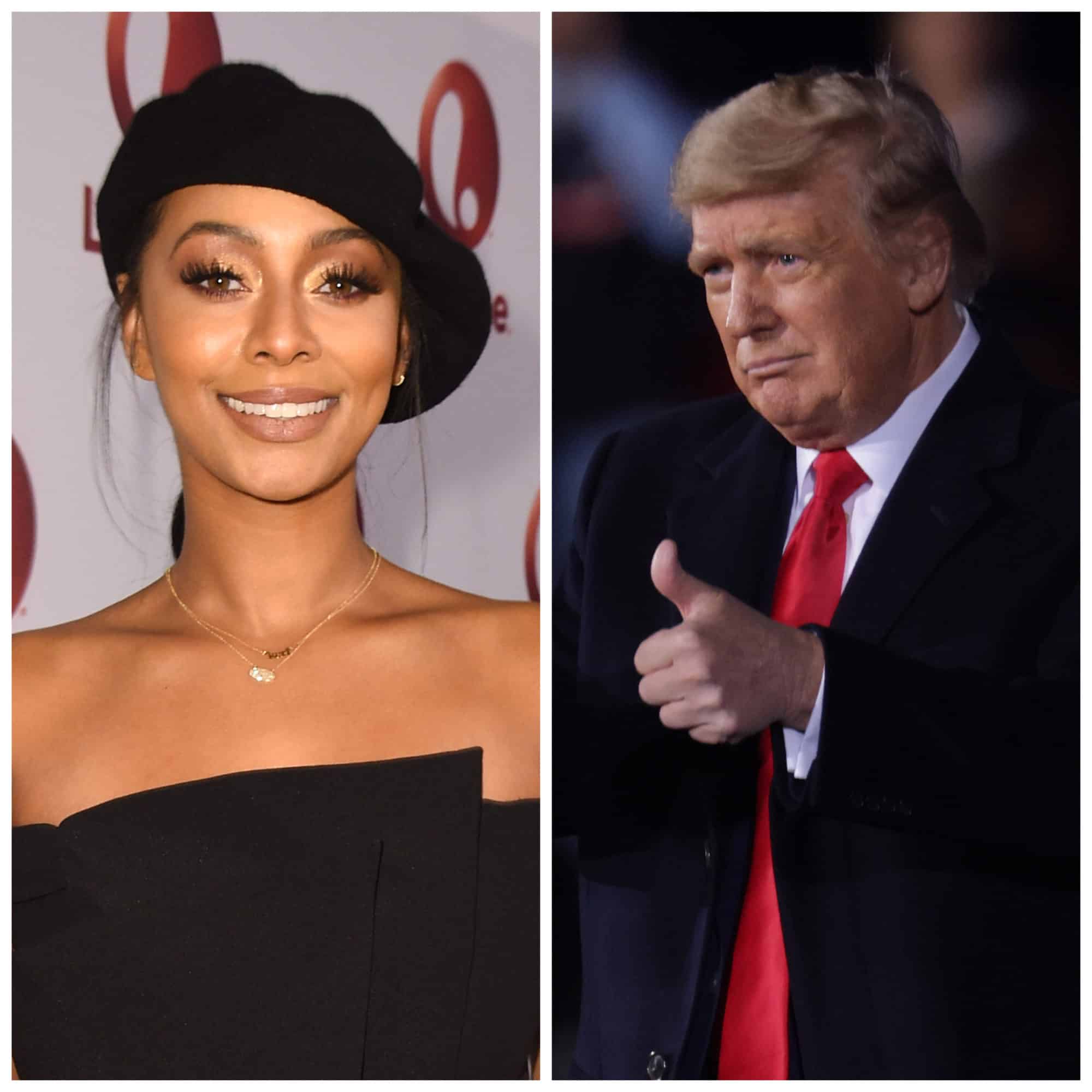 Keri Hilson is defending herself after being dragged for speaking out against Donald Trump's Twitter suspension