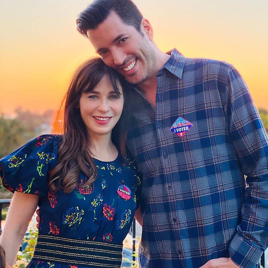 Zooey Deschanel raves about "2020 MVP" friend Jonathan Scott