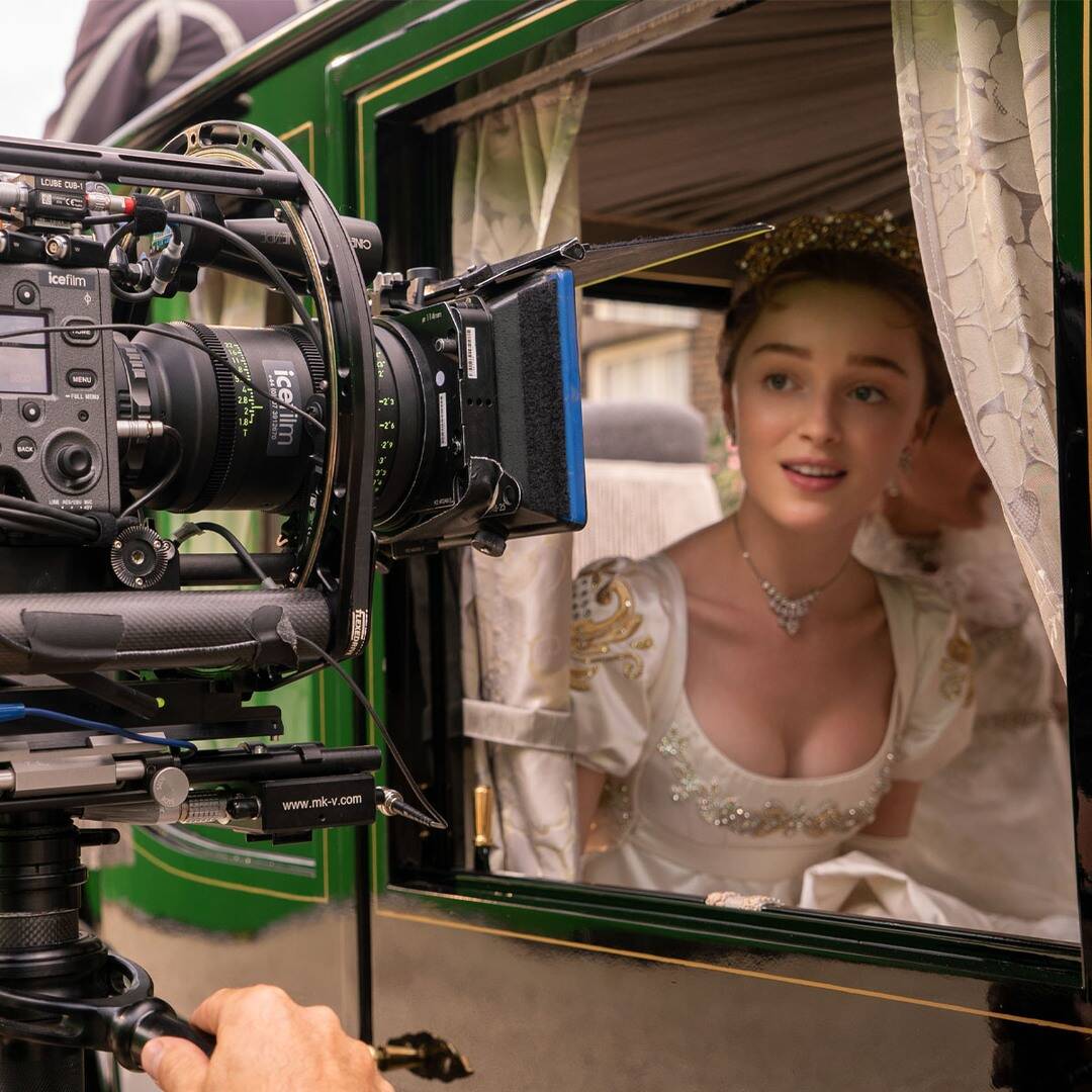 Go behind the scenes at one of Bridgerton's lavish balls