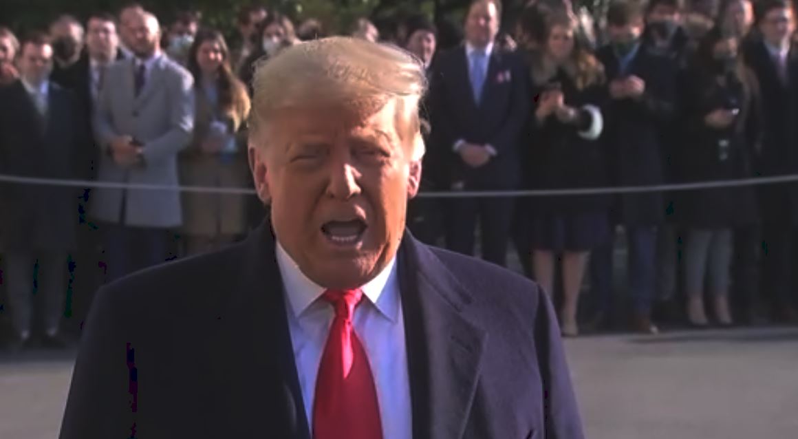 Trump comes out of hiding to threaten America with violence