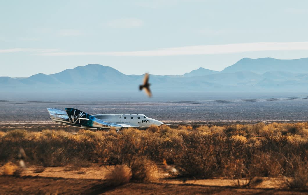 Virgin Galactic stocks are popping as the company plans to retry the space flight test as early as February 13th