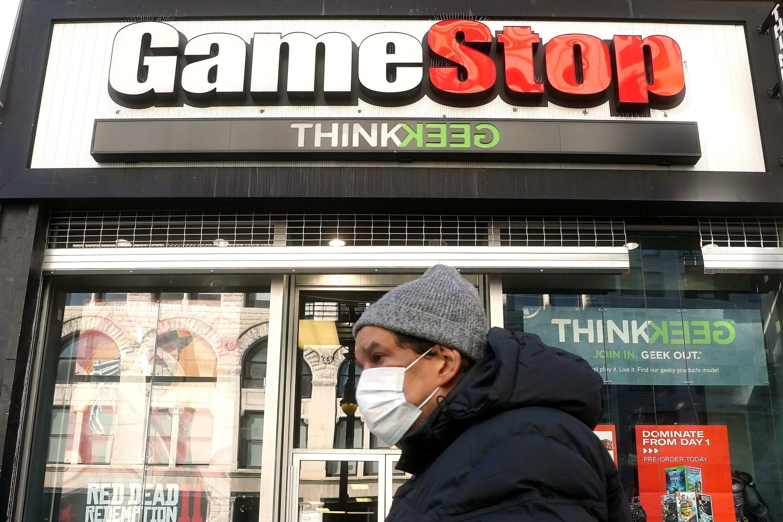 GameStop's decline continues, down 25% in premarket trading