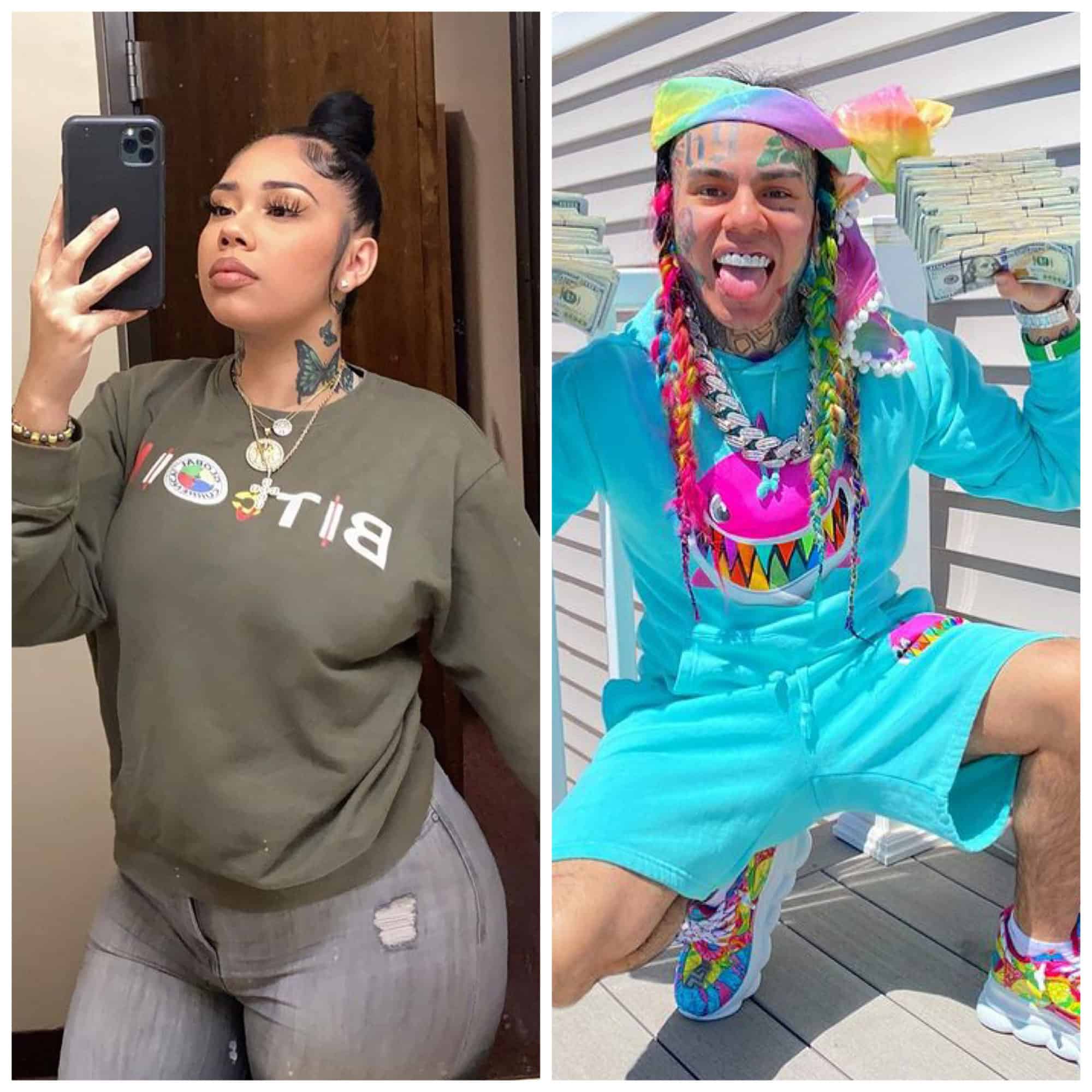 Tekashi 69's mother's daughter speaks out against his recent trolling, saying it affects her child's safety (video)