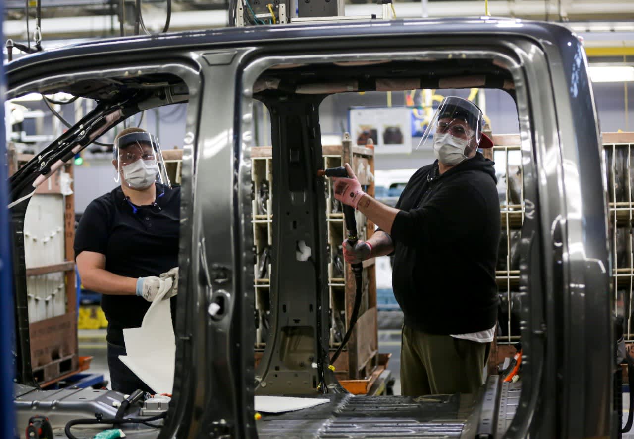 Ford is reducing vehicle production at six plants in North America due to chip shortages