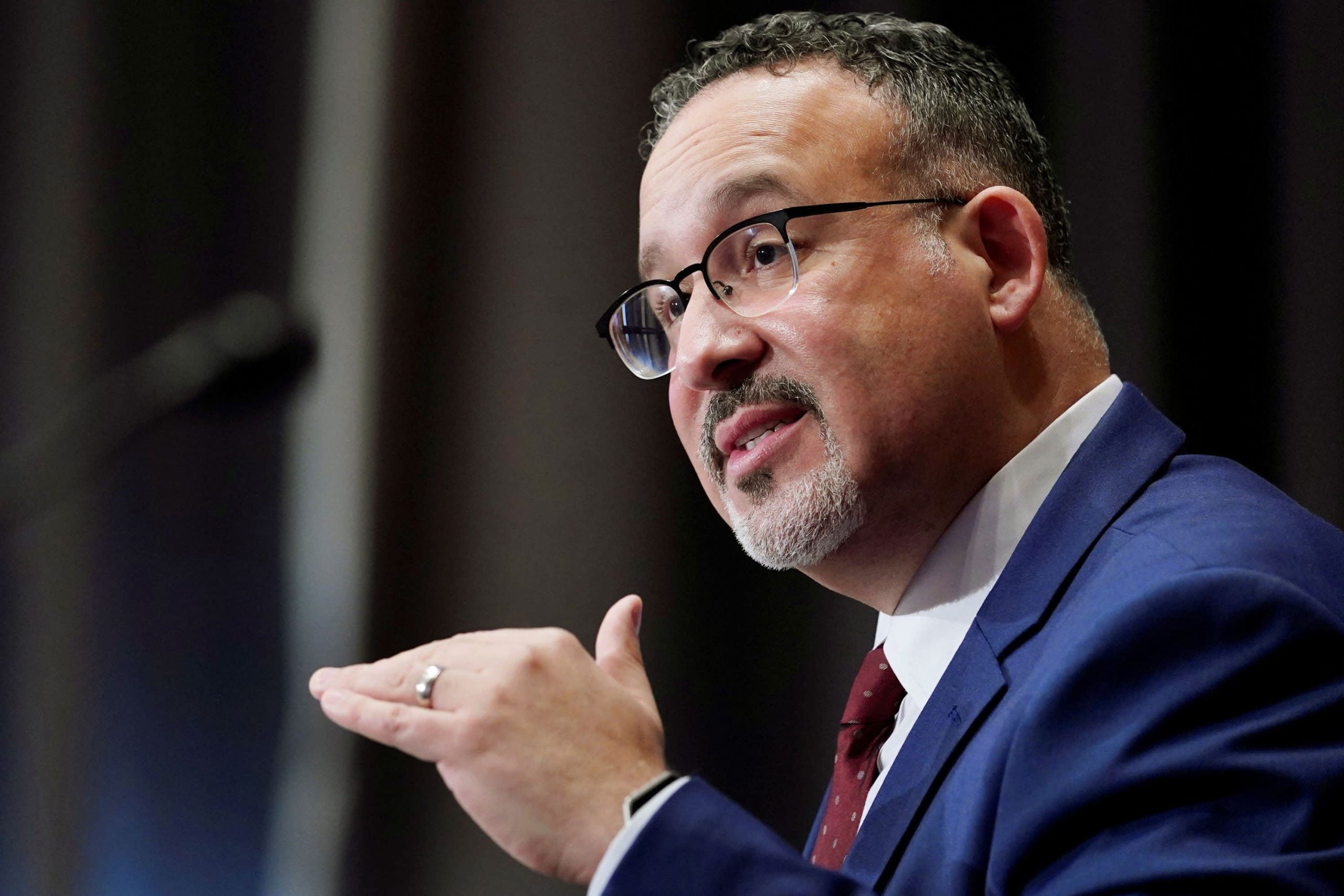 White Home press convention with the Secretary of Training 1 White House press conference with the Secretary of Education