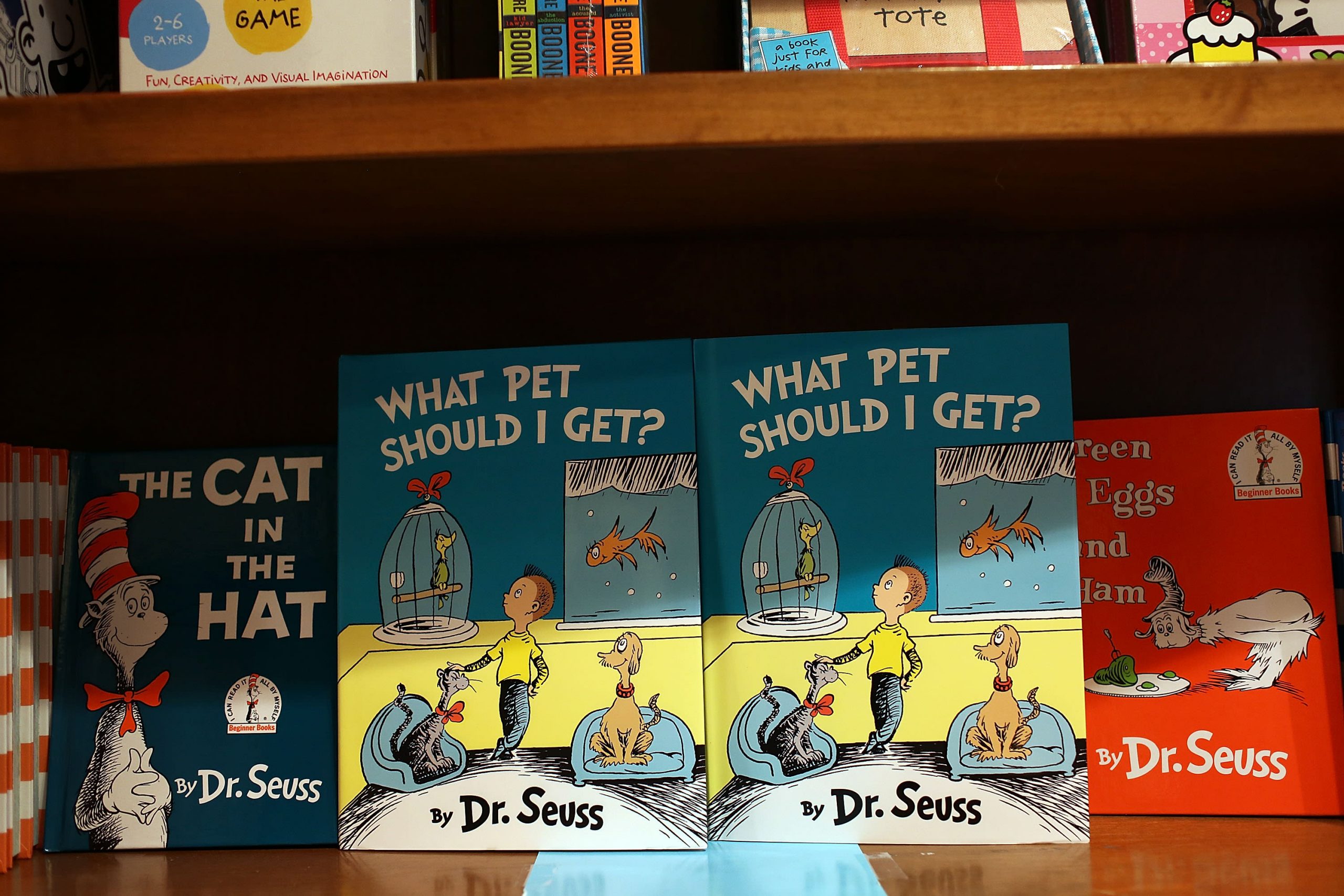 Dr.  Seuss books are at the top of Amazon's bestseller list