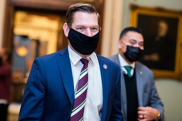 Eric Swalwell is suing Trump, Giuliani, for inciting the Capitol rebellion 1 Eric Swalwell is suing Trump, Giuliani, for inciting the Capitol uprising