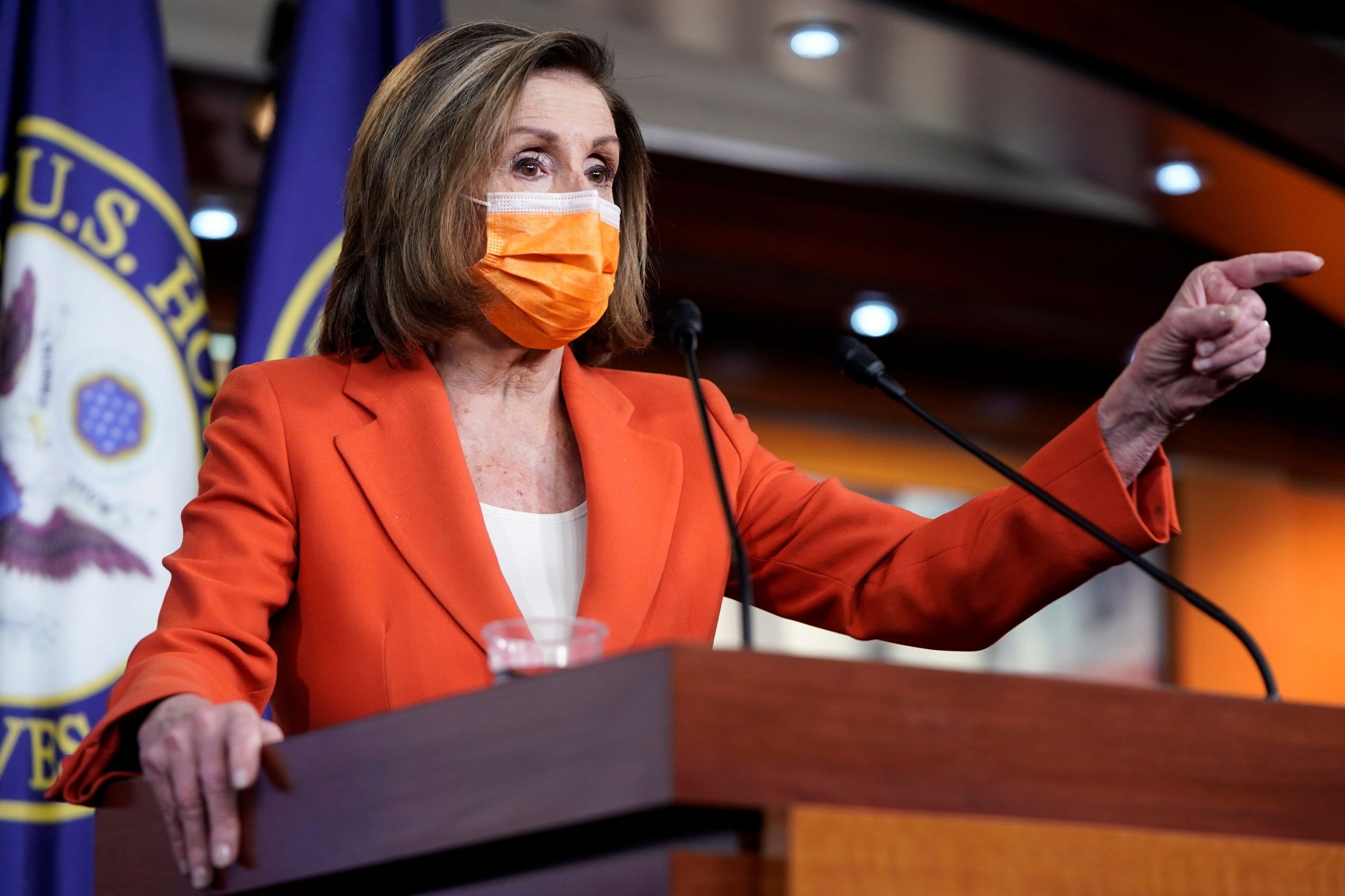 Pelosi calls children who arrive at the US-Mexico border a "humanitarian crisis".