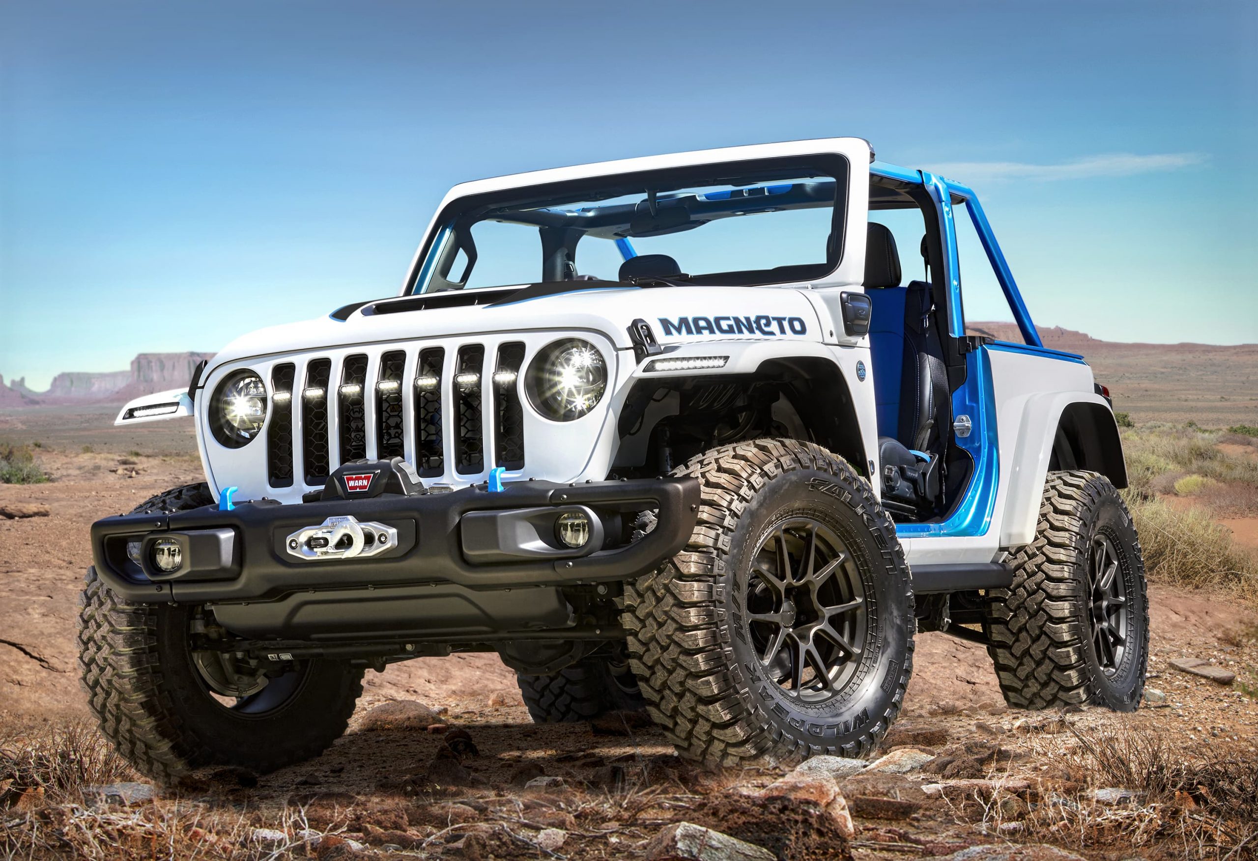 Jeep unveils all-electric SUV with Wrangler idea 1 Jeep unveils all-electric SUV with Wrangler concept
