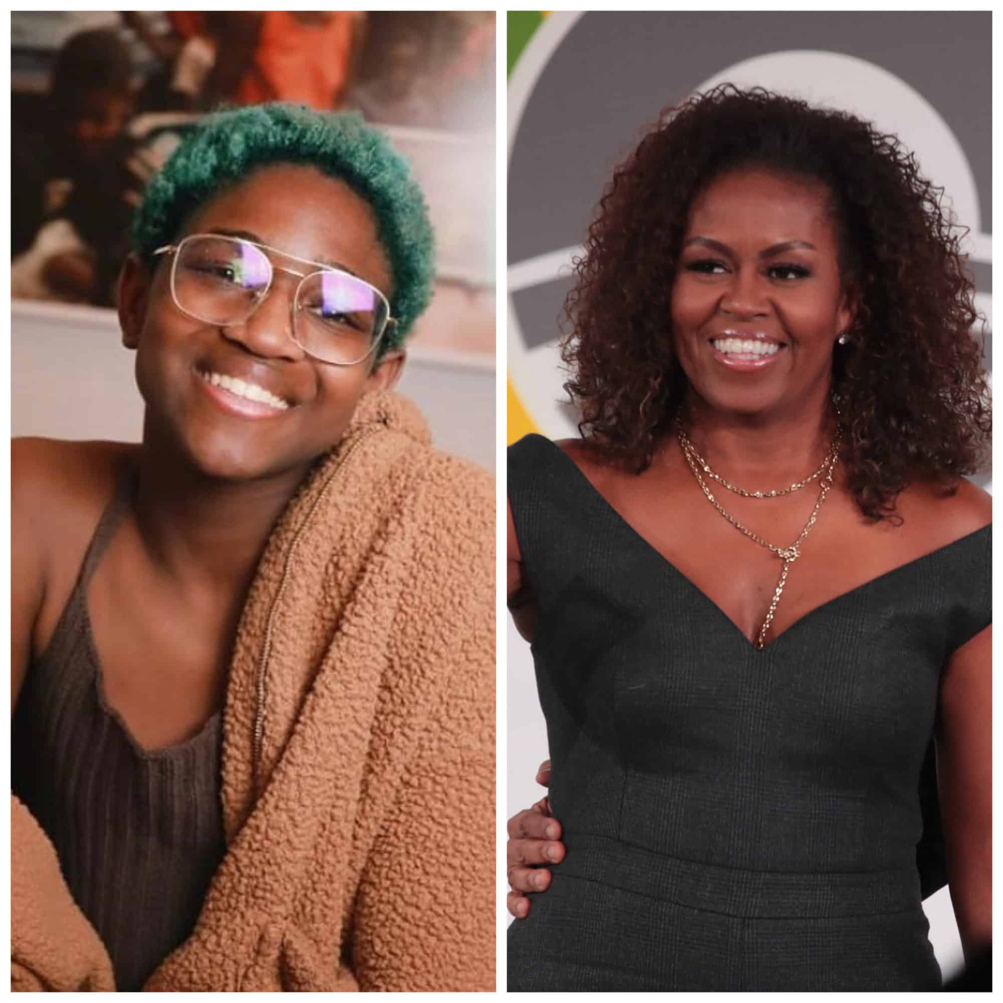 Michelle Obama calls Zaya Wade a "role model" for touching conversations (video)