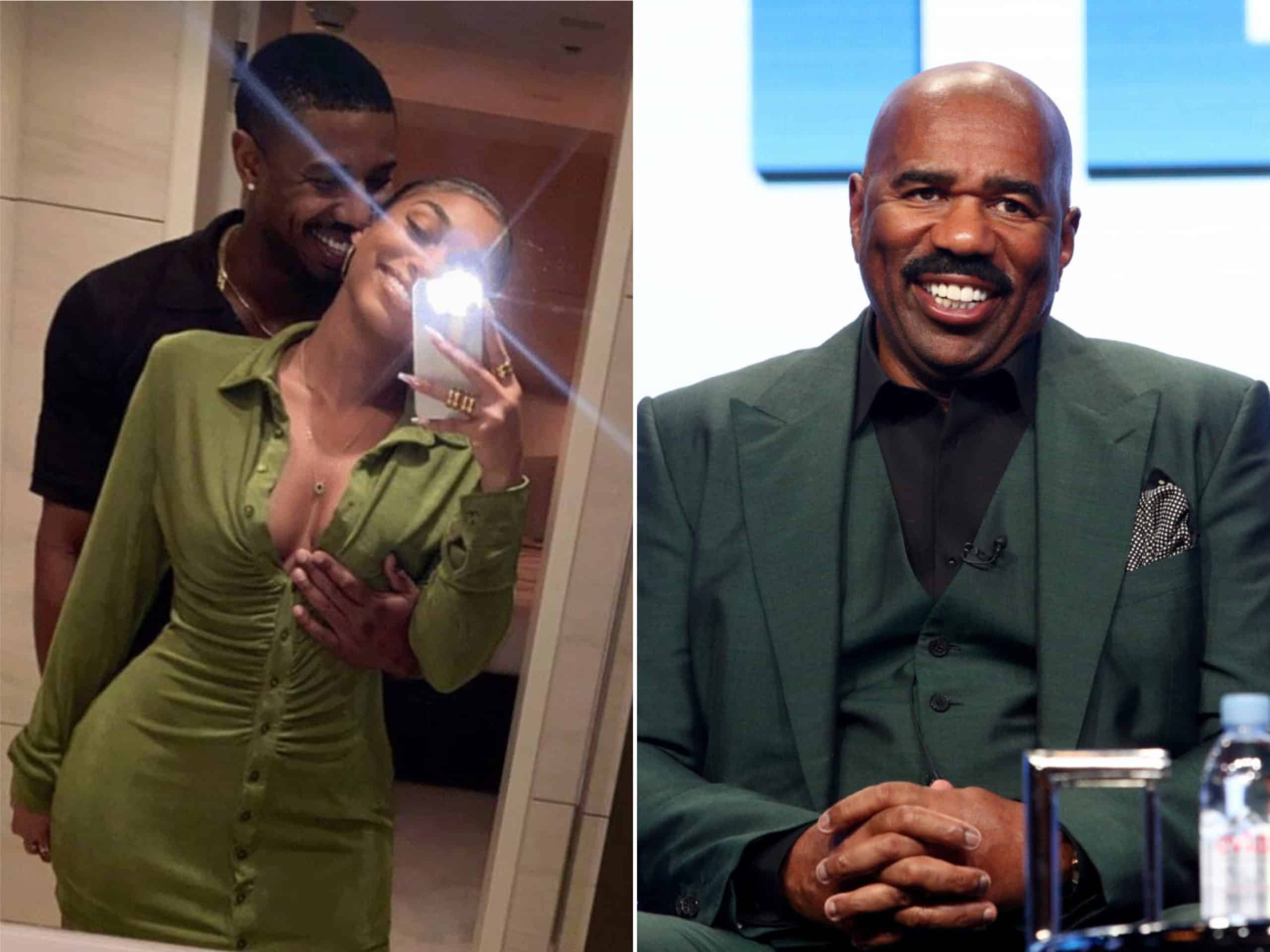 Steve Harvey talks about the relationship between Lori Harvey and Michael B. Jordan: "I hope it stays that way, this is a really good guy."
