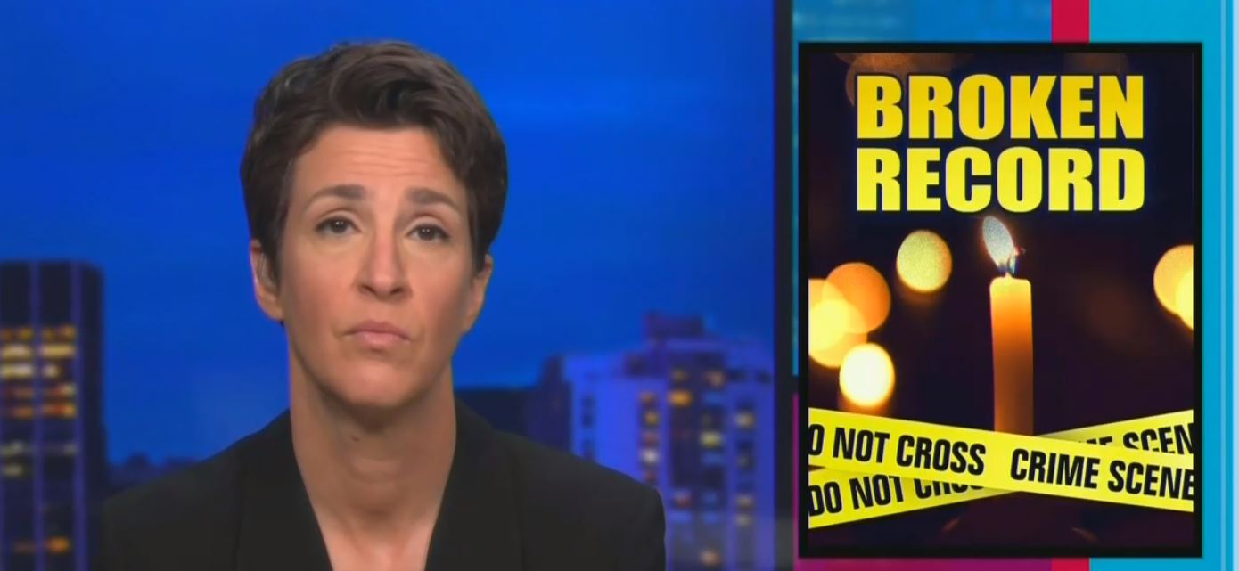 Rachel Maddow rips up Senator Joe Manchin for rejecting background checks on Bill