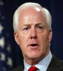 John Cornyn criticized him after complaining that Biden treated immigrants "humanely"