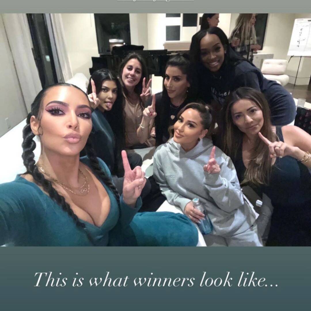 Kim Kardashian enjoys Girls' Night with Rob's ex Adrienne Bailon