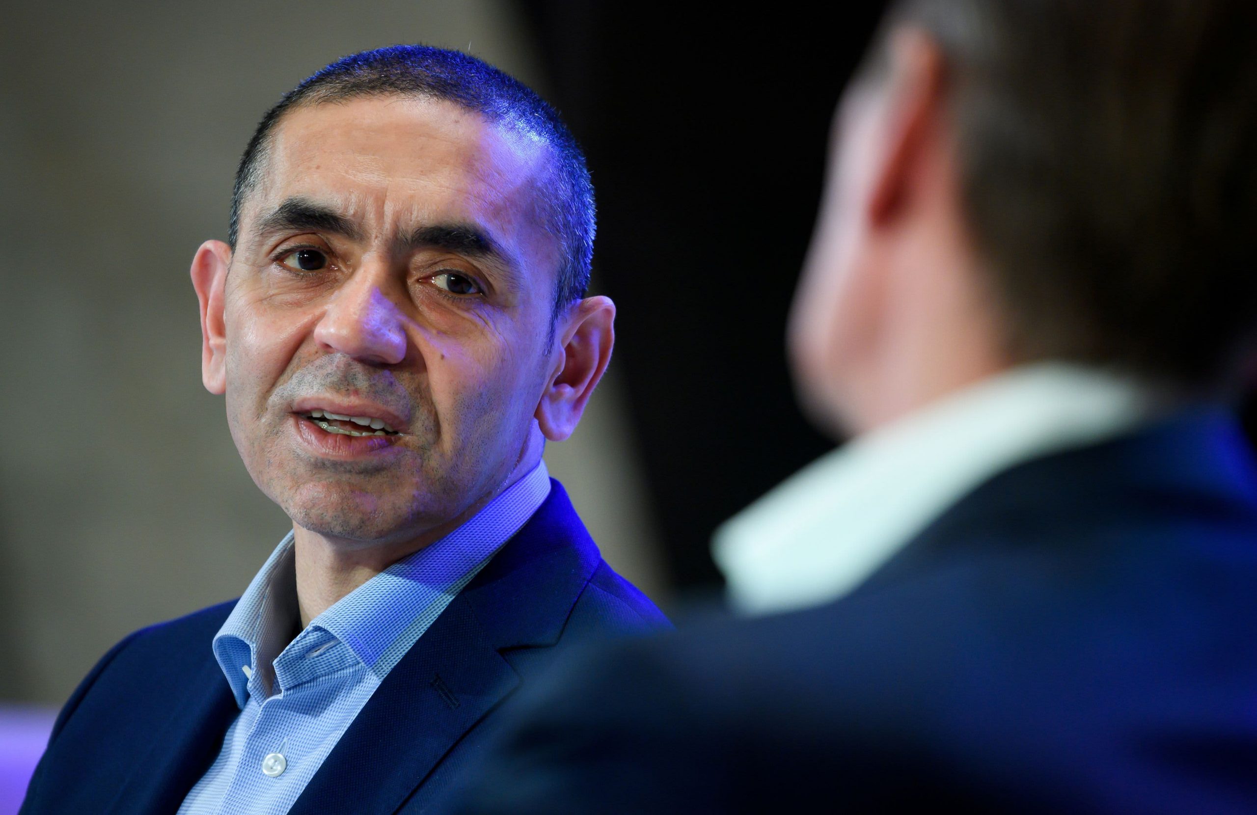 The confident shot of the CEO of BioNTech counteracts the strain on India