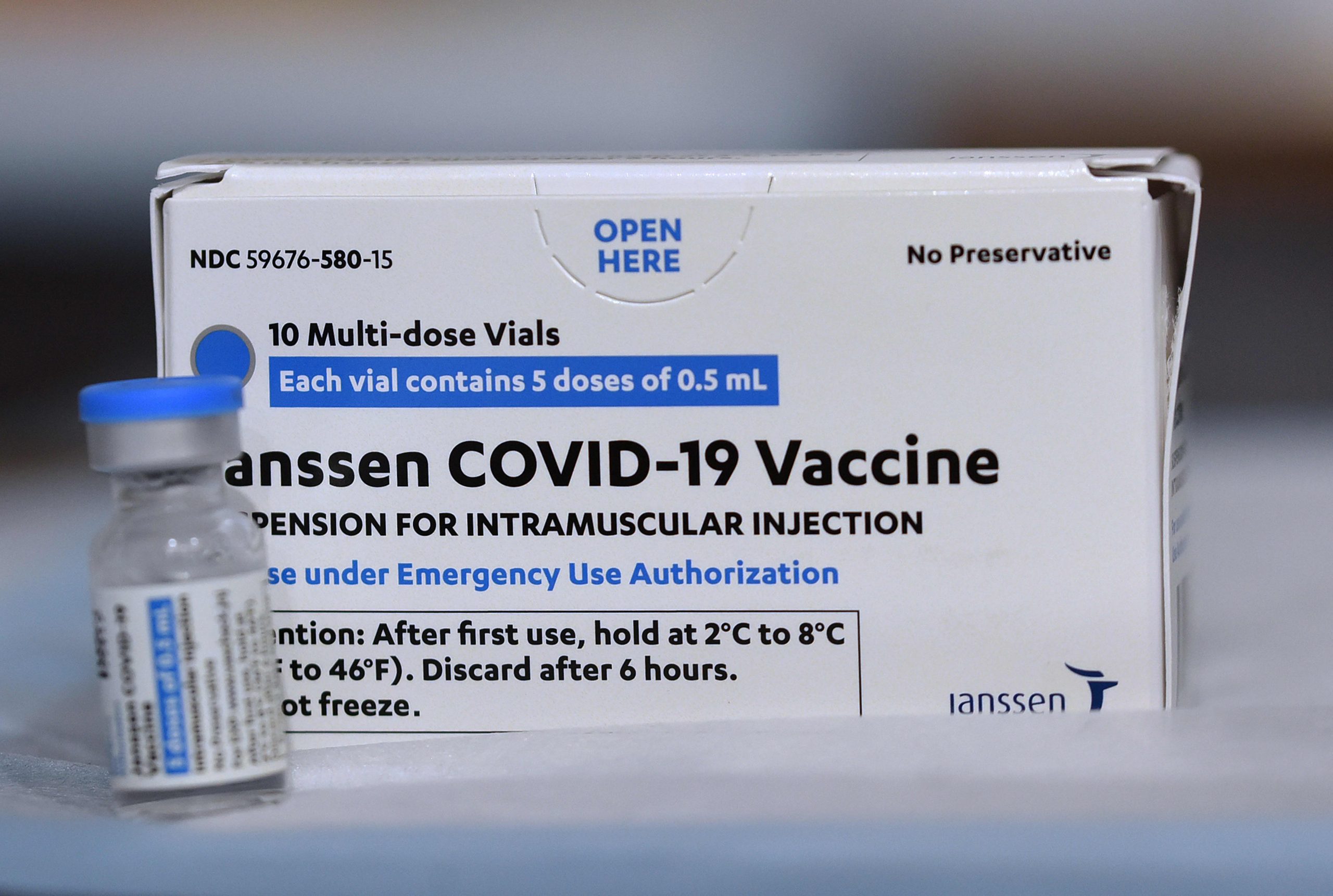 The FDA stops using Johnson & Johnson Covid's vaccine due to rare blood clotting problems in six women