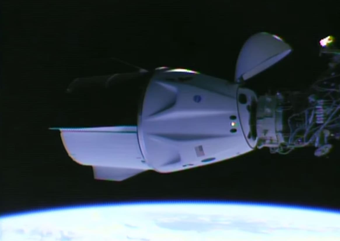 SpaceX Crew-2 astronauts dock at the International Space Station