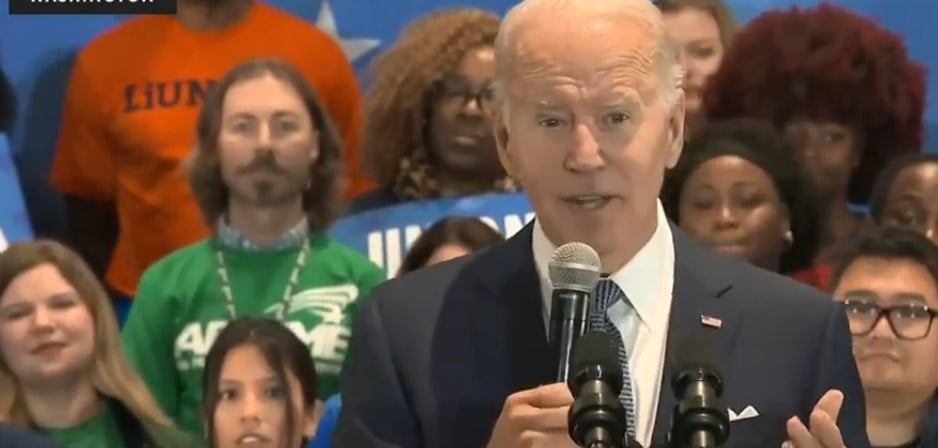 Biden talks about Republicans cutting Social Security