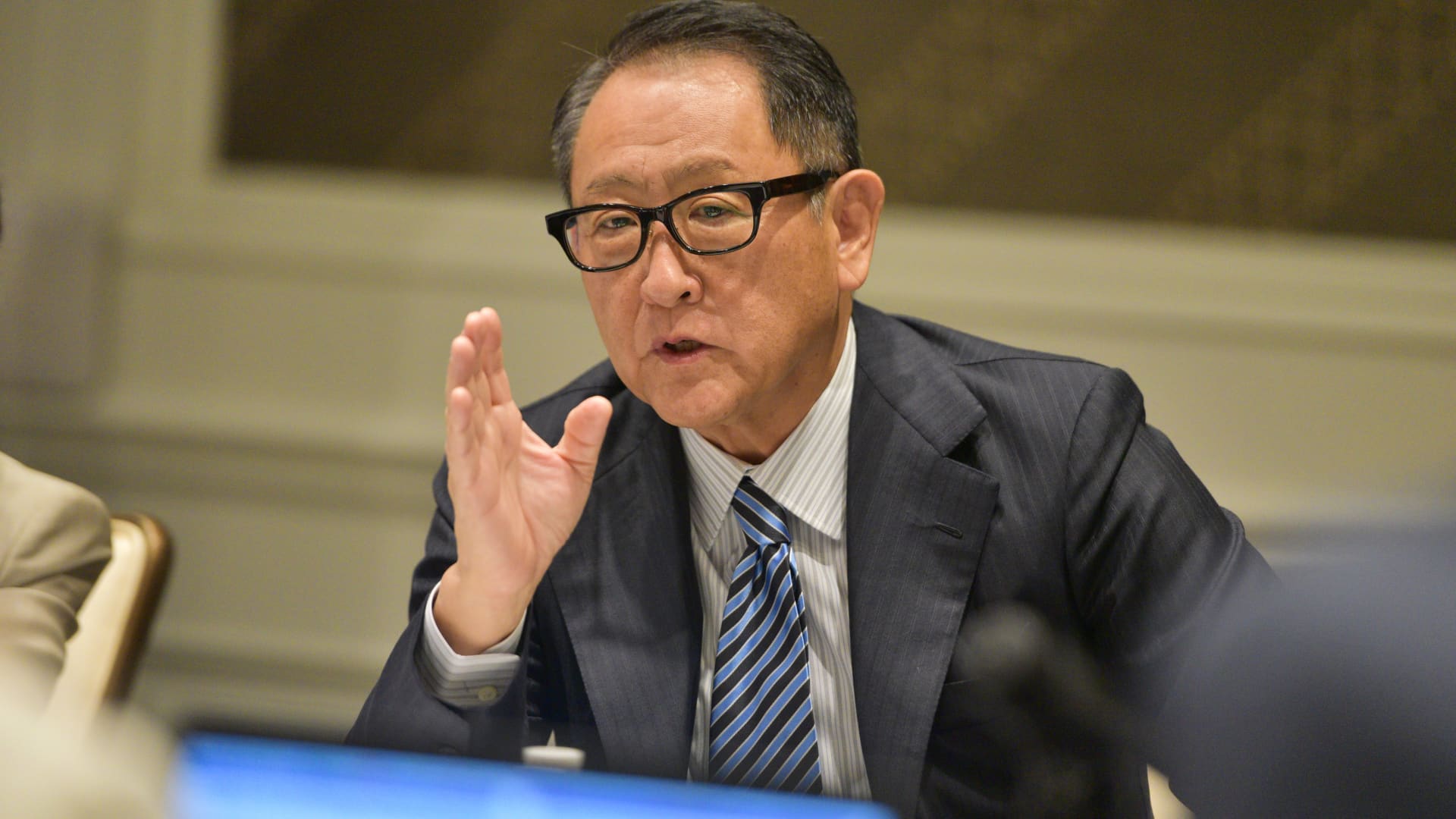 Toyota boss Akio Toyoda talks about EV skepticism, "happy dance", his legacy