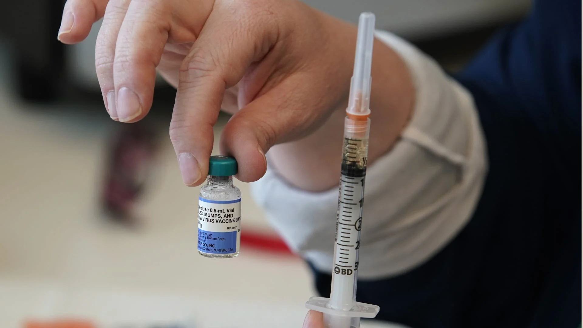 Measles poses a threat to children as vaccinations have fallen due to Covid