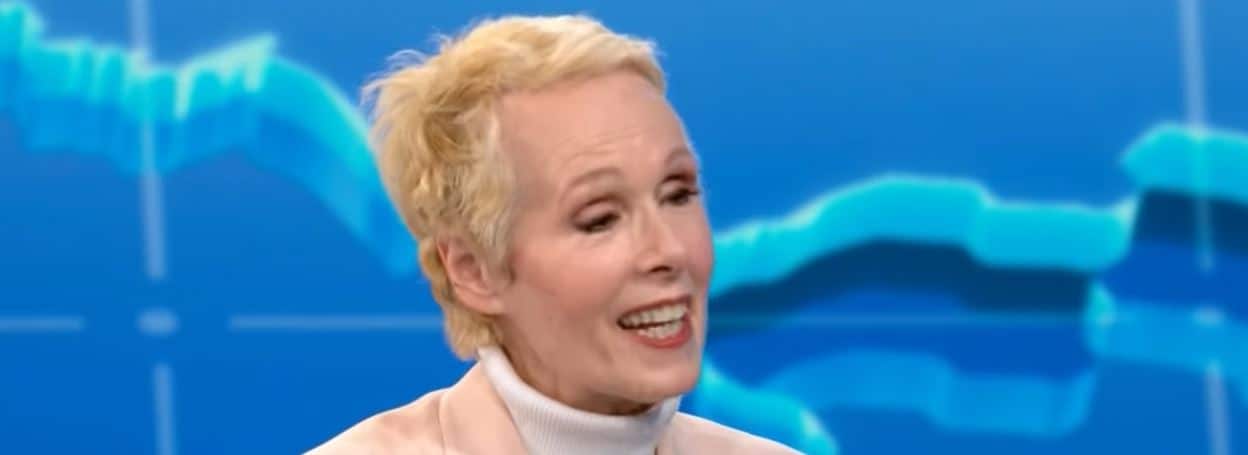 E. Jean Carroll laughs at Trump