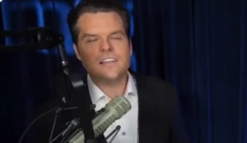 Matt Gaetz talks about giving Nancy Pelosi a sponge bath