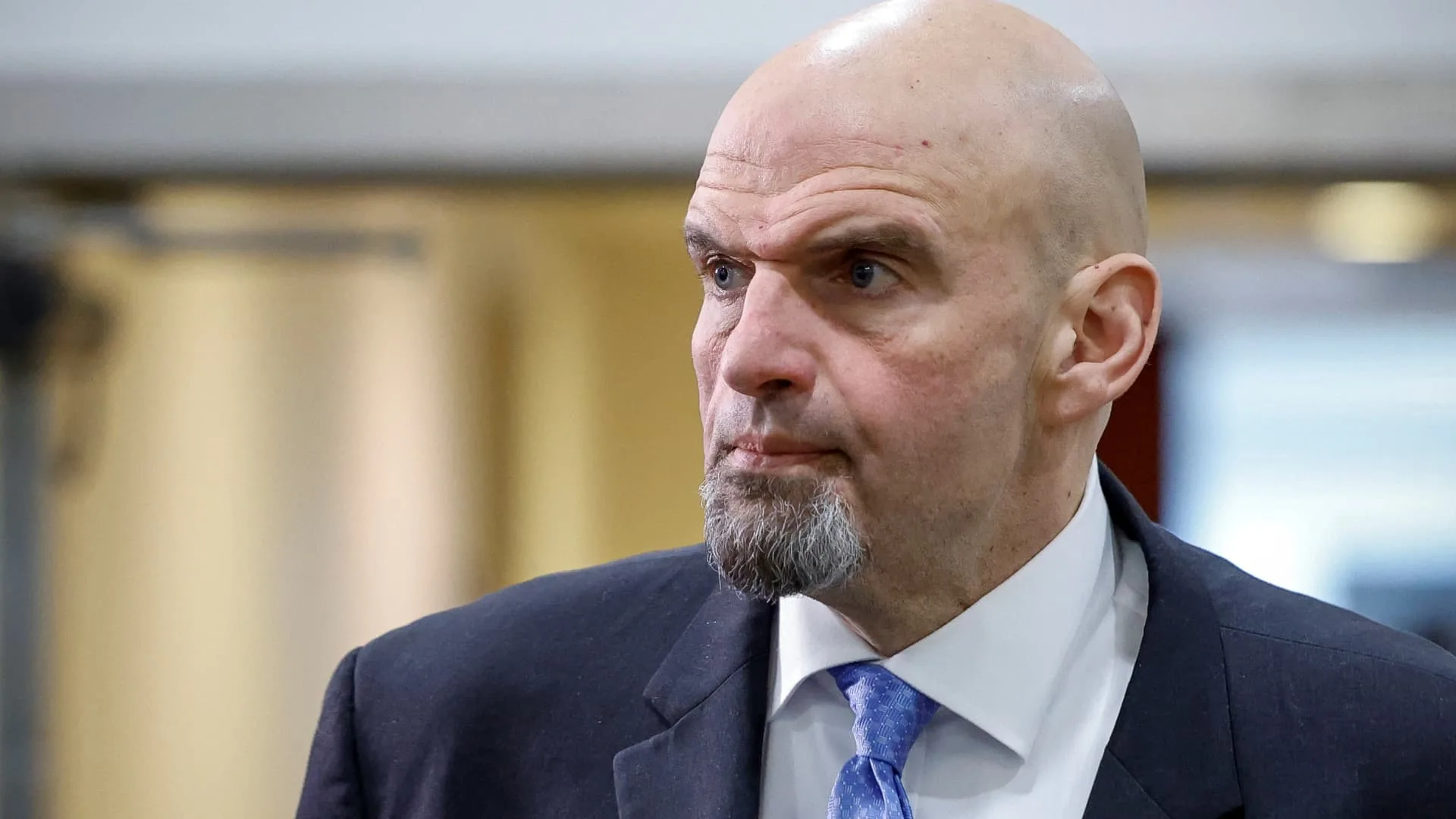 Fetterman has to stay in the hospital for weeks because of depression