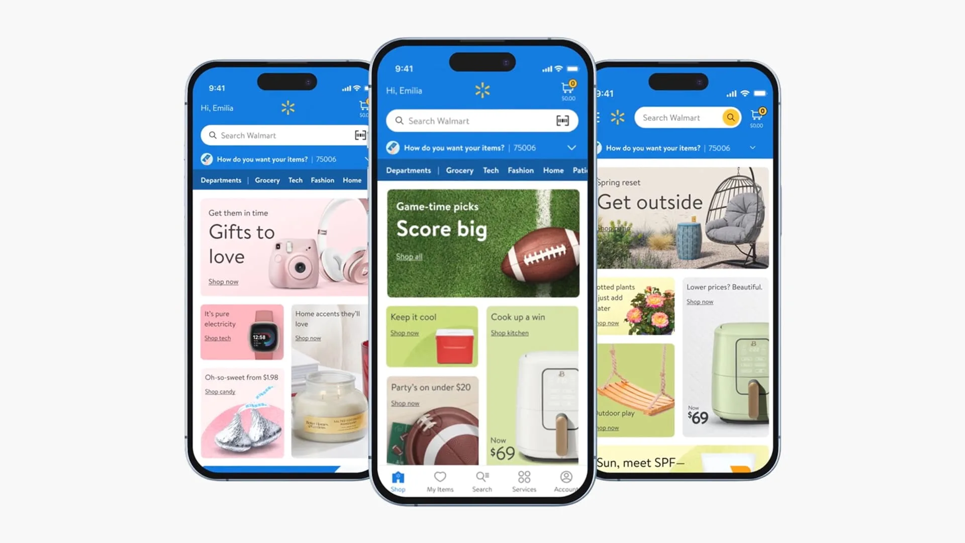 Walmart introduces new look for website and app