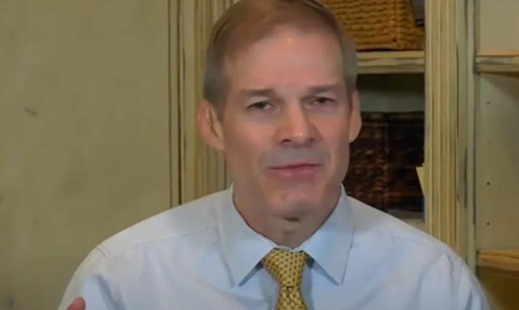 Jim Jordan quickly changes the subject when asked if he will subpoena Alvin Bragg