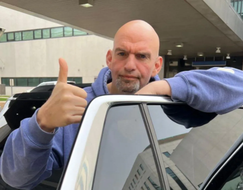 John Fetterman is fired by Walter Reed and returns to the Senate