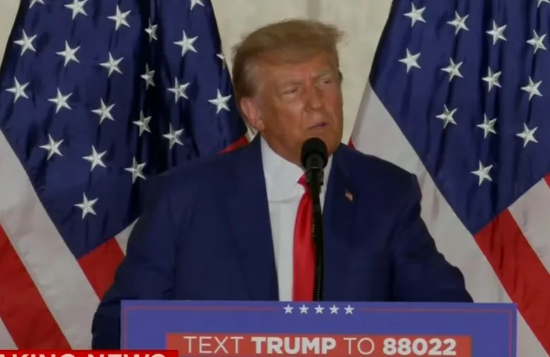 Trump's speech was so crazy that television stations interrupted him