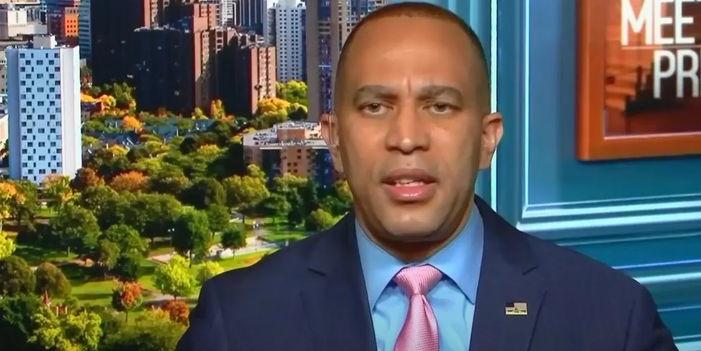 Hakeem Jeffries talks about the debt limit on Meet The Press.