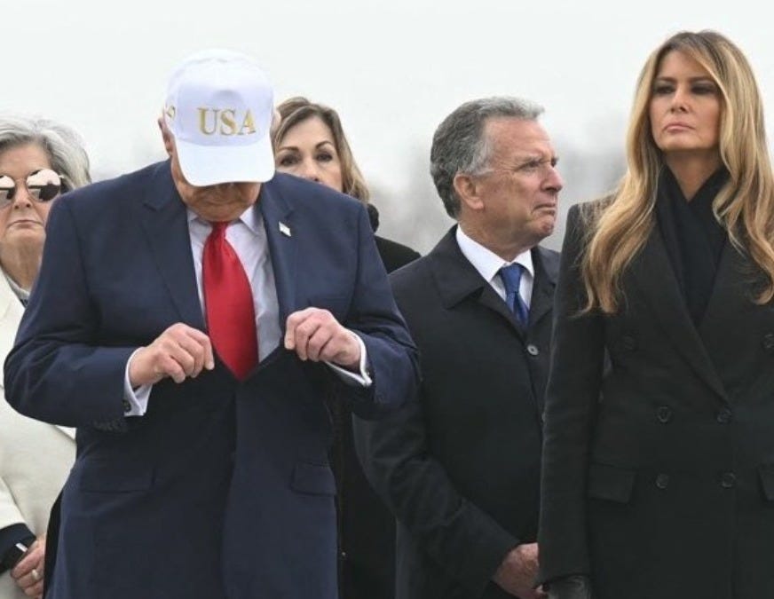 Fox News digitally removed Trump's baseball cap. Disrespect for war dead in Iran at new propaganda low