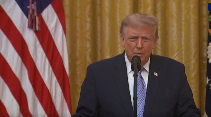 Cognitively failing, Trump tried to undermine the US election, however his speech was a practice wreck