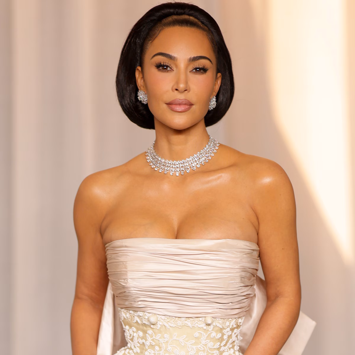 Kim Kardashian stuns in a leopard print costume on the All’s Honest premiere in Rome